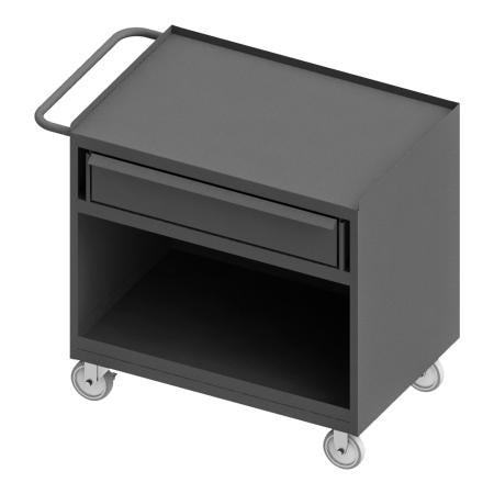 Durham Mobile Bench Cabinet, 1 Drawer, Steel