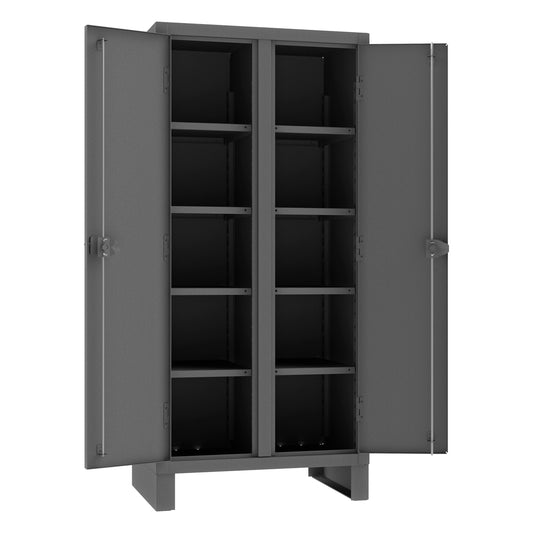 Durham Double Shift Cabinet, 12 Gauge, 8 Adjustable Shelves, 36 x 24 x 78
