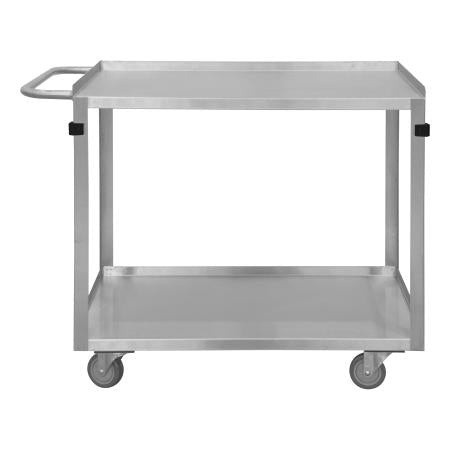 Durham Stainless Steel Stock Cart, 2 Shelves