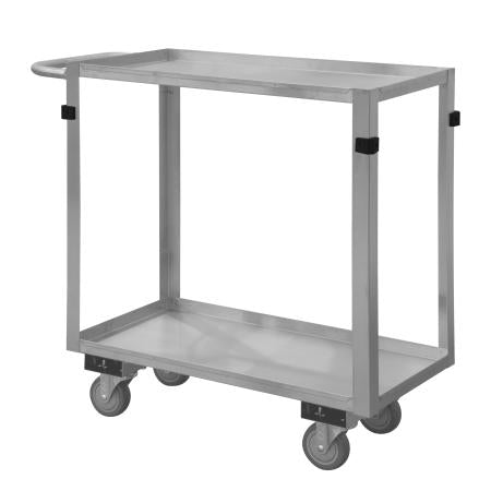 Durham Stainless Steel Stock Cart, 2 Shelves