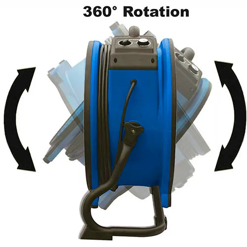 Industrial Axial Fan With Timer, Variable Speed, 1/3 HP, 3600 CFM