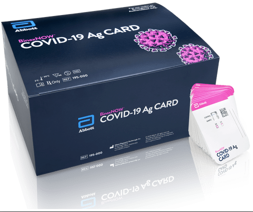 Centerline Dynamics Abbott's BinaxNOW COVID-19 Rapid Test -40 test per box
