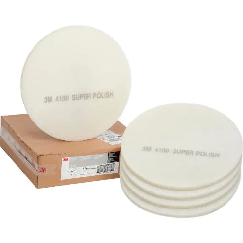 Centerline Dynamics Accessories & Supplies 3M™ 19" Polishing Pad, White, 5 Per Case