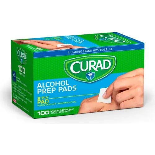 Centerline Dynamics Alcohol Prep Pads Sterile Alcohol Prep Pads, Medium, 2-Ply, 100 Per Box/30 Boxes per Case