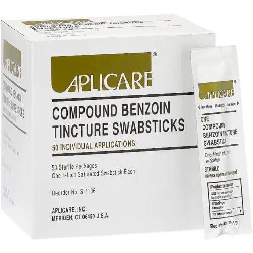 Sterile Benzoin Tincture Swabsticks, 50 per Box/10 Boxes per Case ...