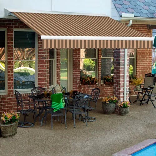 Centerline Dynamics Awnings & Shades Retractable Awning Left Motor 14'W x 10'D x 10"H Brown/Tan