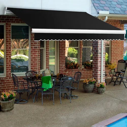 Centerline Dynamics Awnings & Shades Retractable Awning Left Motor 20'W x 10'D x 10"H Black