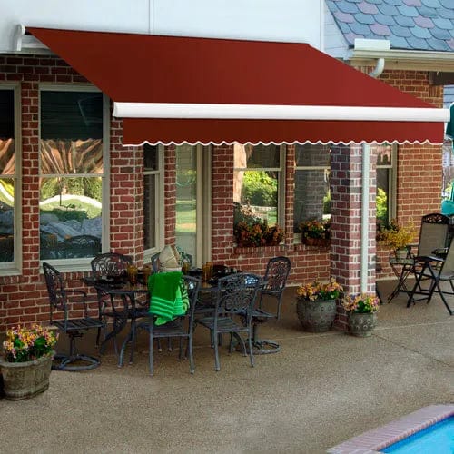 Centerline Dynamics Awnings & Shades Retractable Awning Manual 10'W x 8'D x 10"H Terra Cotta