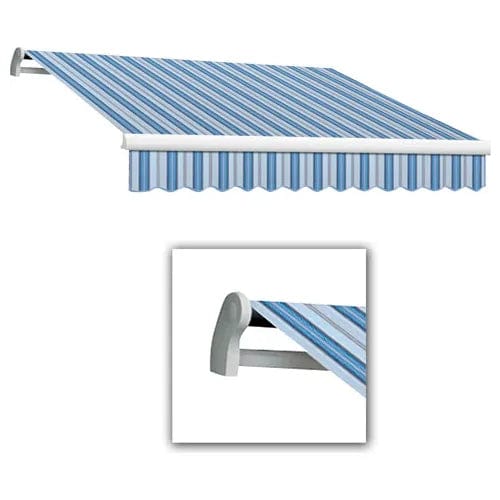 Centerline Dynamics Awnings & Shades Retractable Awning Manual 16'W x 10'D x 10"H Blue