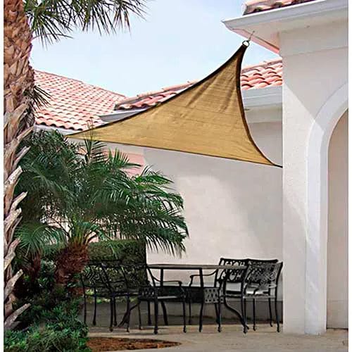 Centerline Dynamics Awnings & Shades Sun Shade Sail Triangle 12 ft. x 12 ft. Sand