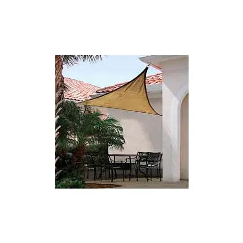 Centerline Dynamics Awnings & Shades Sun Shade Sail Triangle 16 ft. x 16 ft. Heavyweight, Sand