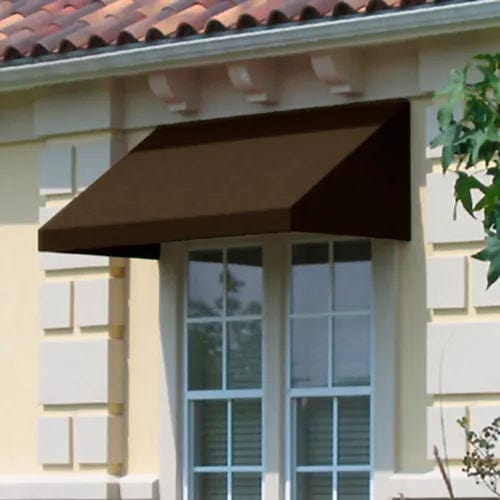 Centerline Dynamics Awnings & Shades Window/Entry Awning 4' 4-1/2"W x 2' 6"D x 1' 4"H Brown