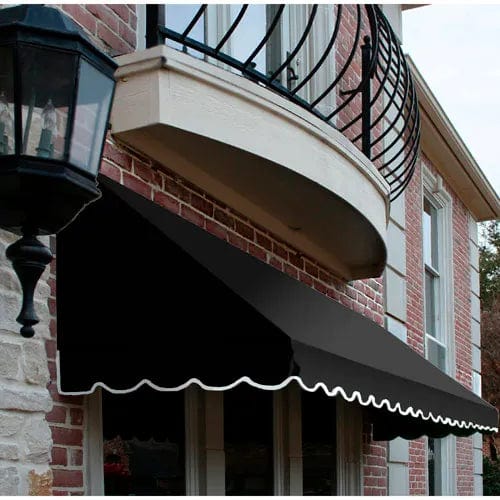 Centerline Dynamics Awnings & Shades Window/Entry Awning 6' 4 -1/2"W x 4'D x 4' 8"H Black