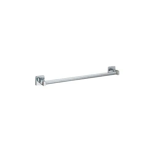 Centerline Dynamics Bathroom Accessories Surface Mounted Round Towel Bar - 24"W Satin