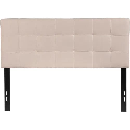 Centerline Dynamics Beds & Headboards Bedford Tufted Upholstered Headboard in Beige, Full Size