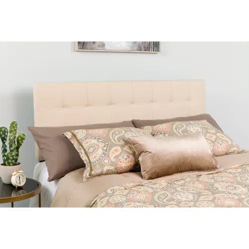 Centerline Dynamics Beds & Headboards Bedford Tufted Upholstered Headboard in Beige, Full Size