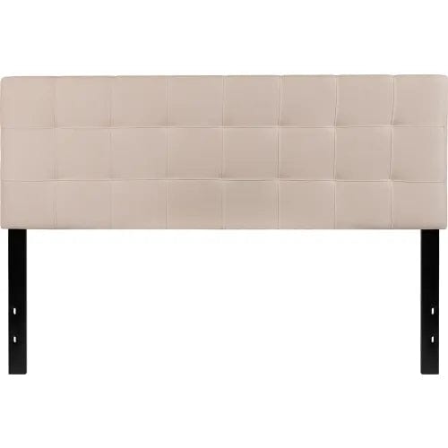 Centerline Dynamics Beds & Headboards Bedford Tufted Upholstered Headboard in Beige, Queen Size