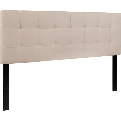 Centerline Dynamics Beds & Headboards Bedford Tufted Upholstered Headboard in Beige, Queen Size