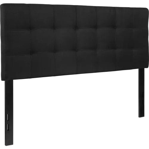 Centerline Dynamics Beds & Headboards Bedford Tufted Upholstered Headboard in Black, Full Size