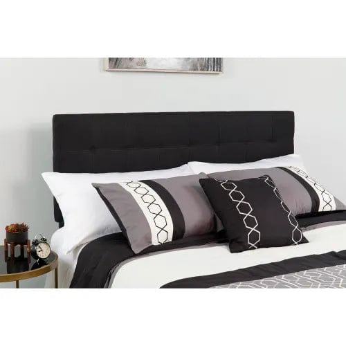 Centerline Dynamics Beds & Headboards Bedford Tufted Upholstered Headboard in Black, Full Size