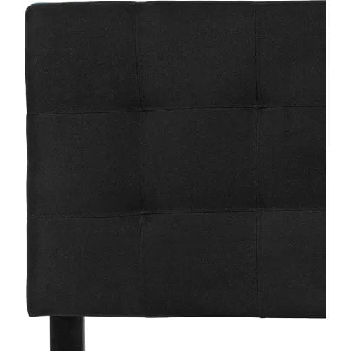 Centerline Dynamics Beds & Headboards Bedford Tufted Upholstered Headboard in Black, Full Size