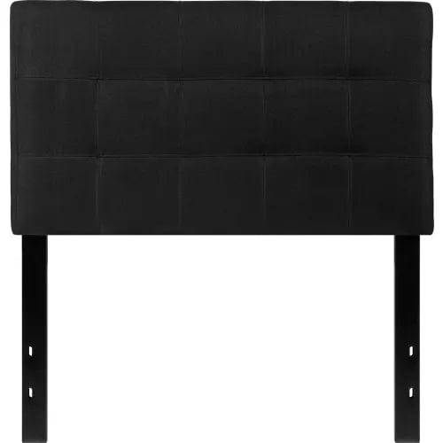 Centerline Dynamics Beds & Headboards Bedford Tufted Upholstered Headboard in Black, Twin Size