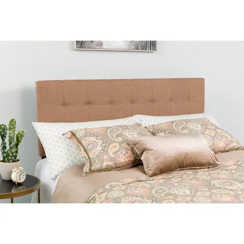 Centerline Dynamics Beds & Headboards Bedford Tufted Upholstered Headboard in Camel, King Size