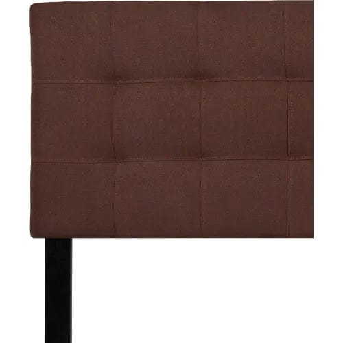 Centerline Dynamics Beds & Headboards Bedford Tufted Upholstered Headboard in Dark Brown, King Size