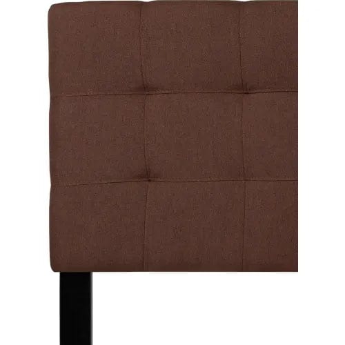 Centerline Dynamics Beds & Headboards Bedford Tufted Upholstered Headboard in Dark Brown, Queen Size