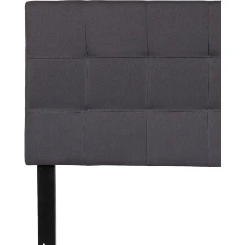 Centerline Dynamics Beds & Headboards Bedford Tufted Upholstered Headboard in Dark Gray, Full Size