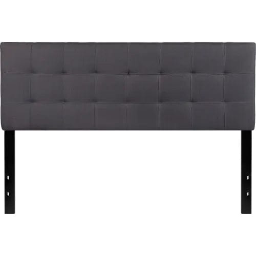 Centerline Dynamics Beds & Headboards Bedford Tufted Upholstered Headboard in Dark Gray, Queen Size