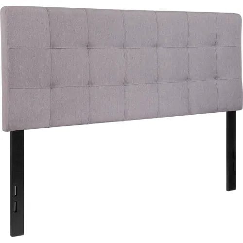 Centerline Dynamics Beds & Headboards Bedford Tufted Upholstered Headboard in Light Gray, Full Size