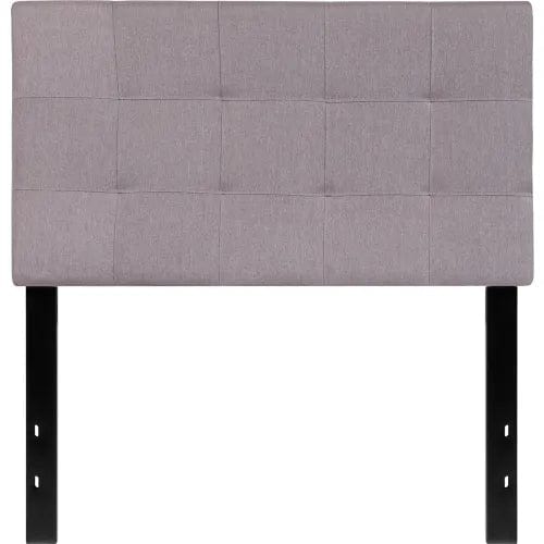 Centerline Dynamics Beds & Headboards Bedford Tufted Upholstered Headboard in Light Gray, Twin Size