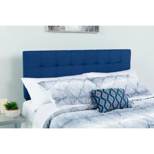 Centerline Dynamics Beds & Headboards Bedford Tufted Upholstered Headboard in Navy, Full Size