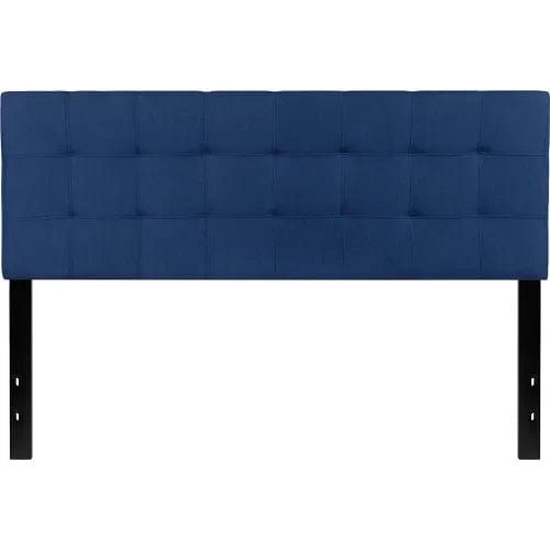 Centerline Dynamics Beds & Headboards Bedford Tufted Upholstered Headboard in Navy, Queen Size