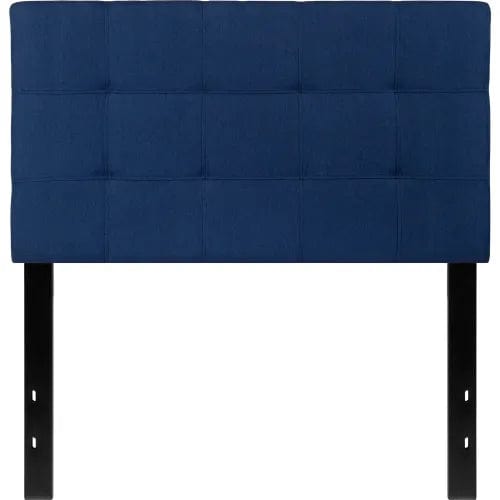 Centerline Dynamics Beds & Headboards Bedford Tufted Upholstered Headboard in Navy, Twin Size