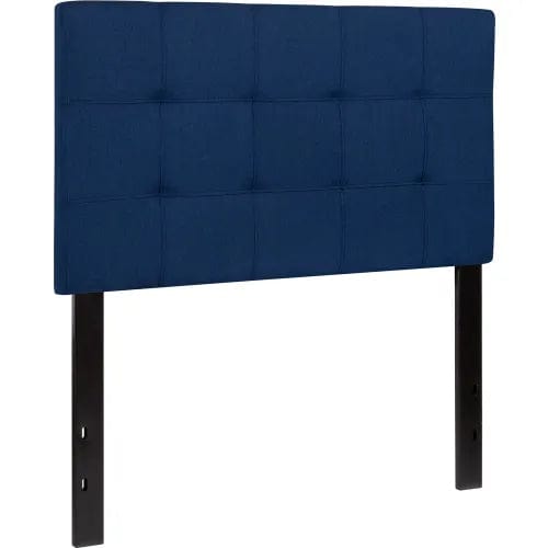 Centerline Dynamics Beds & Headboards Bedford Tufted Upholstered Headboard in Navy, Twin Size