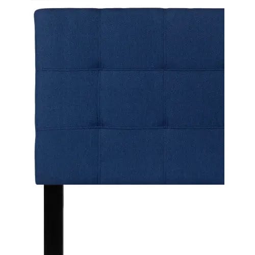 Centerline Dynamics Beds & Headboards Bedford Tufted Upholstered Headboard in Navy, Twin Size