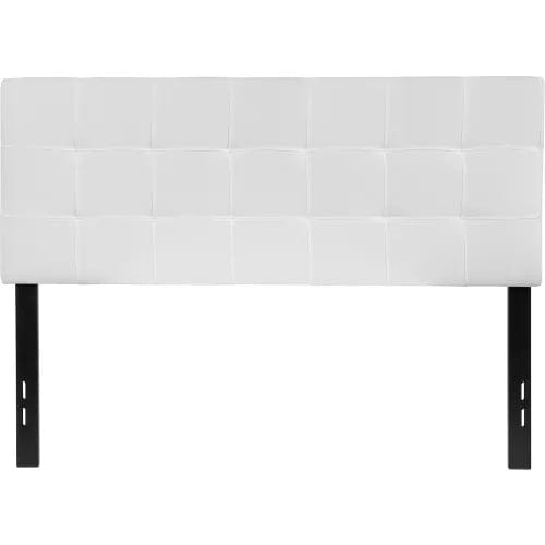 Centerline Dynamics Beds & Headboards Bedford Tufted Upholstered Headboard in White, Full Size