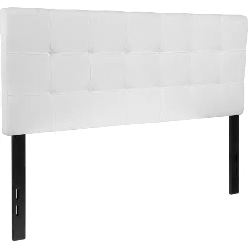 Centerline Dynamics Beds & Headboards Bedford Tufted Upholstered Headboard in White, Full Size