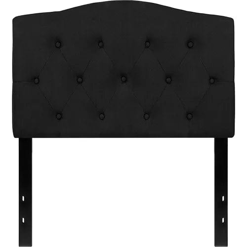 Centerline Dynamics Beds & Headboards Cambridge Tufted Upholstered Twin Size Headboard - Fabric - Black