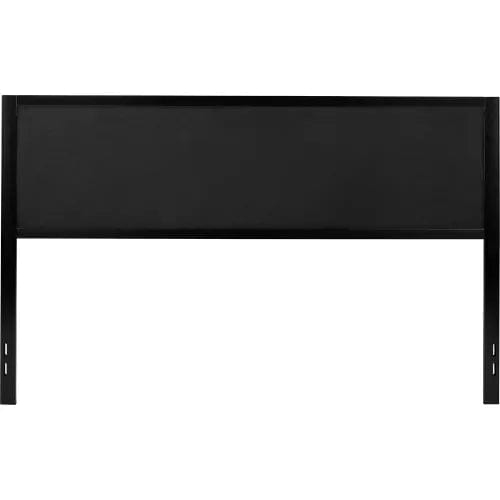 Centerline Dynamics Beds & Headboards Melbourne Metal Upholstered Size Headboard in Black, King