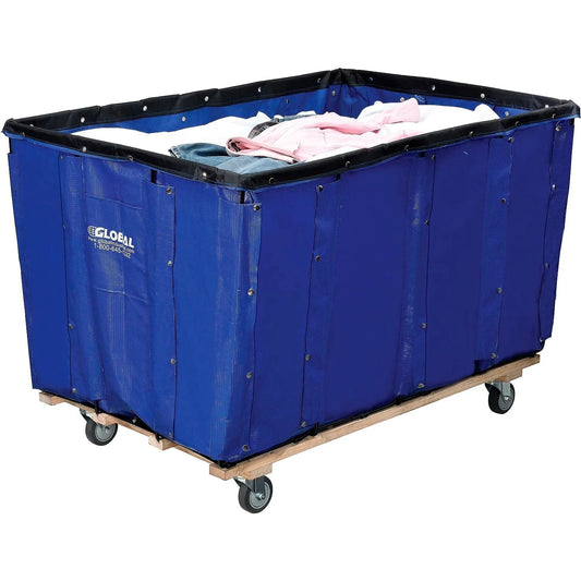 Centerline Dynamics Blue Basket Bulk Truck, Vinyl, 12 Bushel Capacity, Yellow