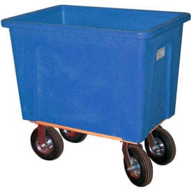 Centerline Dynamics Box Trucks Wesco® Plastic Box Truck 16 Bushel Blue 272538 8" Casters