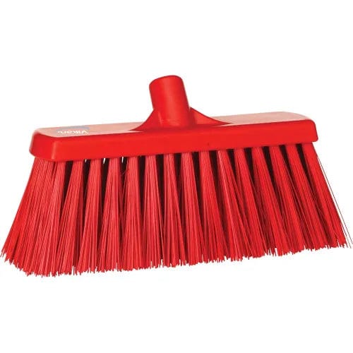 Centerline Dynamics Brooms & Dusters 13" Push Broom- Extra Stiff, Red