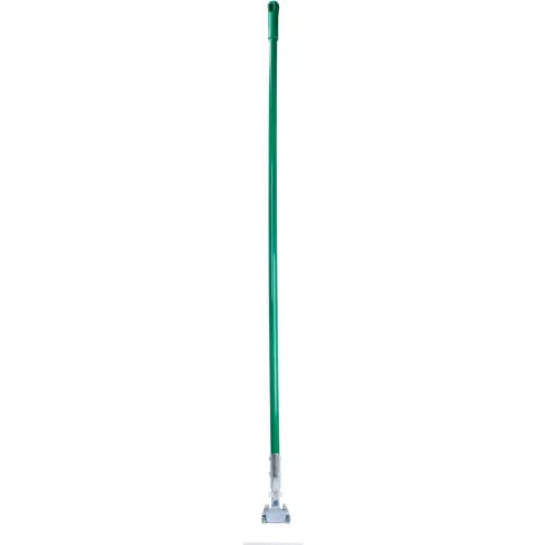 Centerline Dynamics Brooms & Dusters 60" Fiberglass Dust Mop Handle w/ Clip On Connector, Green, Pack of 12 - Pkg Qty 12