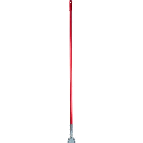 Centerline Dynamics Brooms & Dusters 60" Fiberglass Dust Mop Handle w/ Clip On Connector, Red, Pack of 12 - Pkg Qty 12