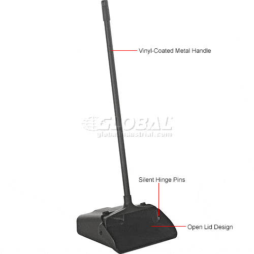 Centerline Dynamics Brooms & Dusters Global Industrial™ Upright Dust Pan & Lobby Broom Combo Kit