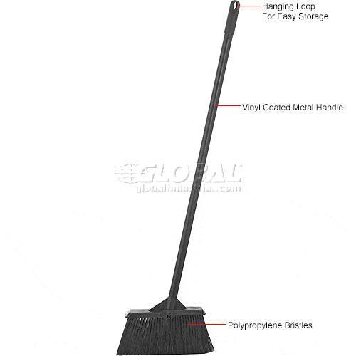 Centerline Dynamics Brooms & Dusters Global Industrial™ Upright Dust Pan & Lobby Broom Combo Kit
