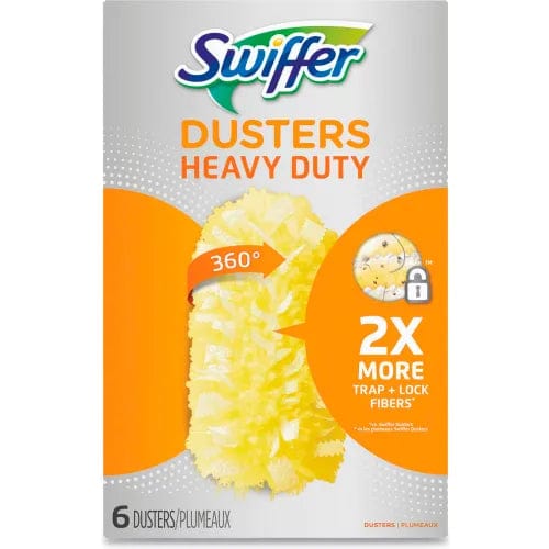 Centerline Dynamics Brooms & Dusters Heavy Duty Dust Lock Fiber Refill Dusters, Yellow, 6/Box